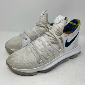 Nike Zoom air KD 10 warriors NBA LTD sz 6Y womens 7.5 aj7781-101 shoes